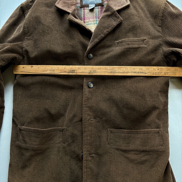 Men’s Lined Brown Corduroy Van Heusen Coat, Size M - Picture 9 of 9